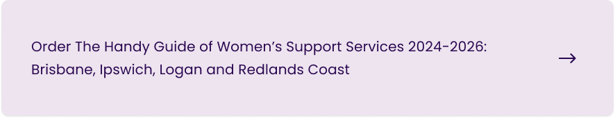 Order The Handy Guide of Women's Support Services 2024-2026: Brisbane, Ipswich, Logan and Redlands Coast