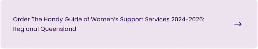 Order The Handy Guide of Women's Support Services 2024-2026: Regional Queensland